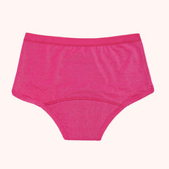 Teens First Luxe Period Boyleg Brief - Pink Glitter