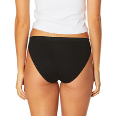 Teens Period Bikini Brief 2 Pack - Black & Strawberry Leopard
