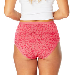 Period Full Brief - Strawberry Leopard